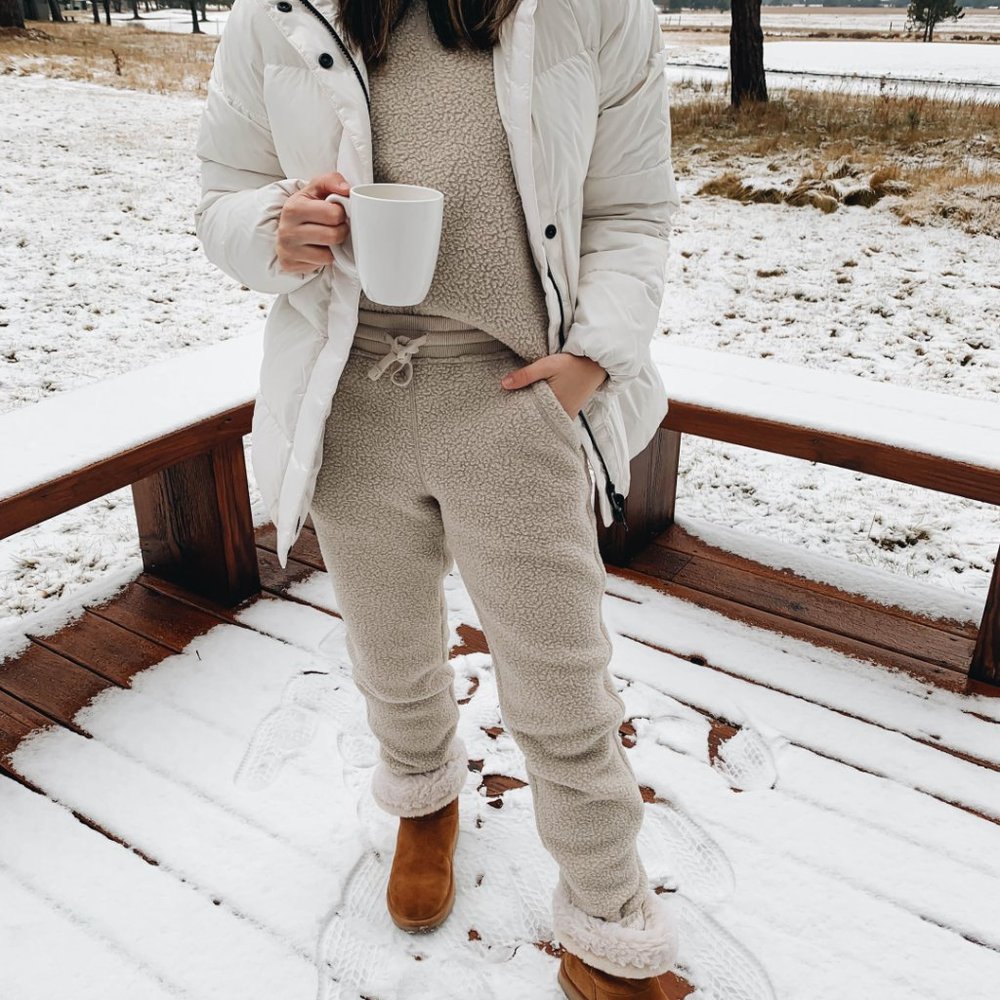 Everlane White Puffer Jacket